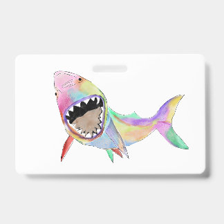 Tarjeta De Identificación Arte de tiburón