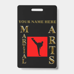TARJETA DE IDENTIFICACIÓN ARTES MARCIALES
