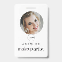 Artista de Maquillaje de Foto Simple Minimalista B
