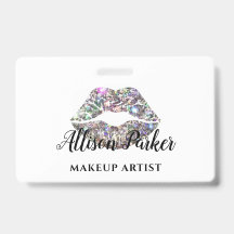 Artista de Maquillaje de Labios con Brillo de Plat