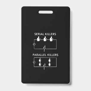 Tarjeta De Identificación Asesinos en serie Asesinos paralelos Electricista