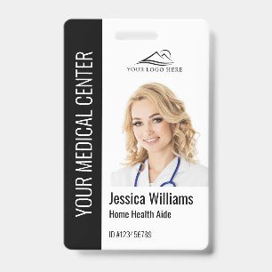 Tarjeta De Identificación Asistencia médica para el hogar ID de foto médica 
