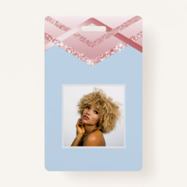 Tarjeta De Identificación Aspecto del Relieve metalizado de la PLANTILLA Ros