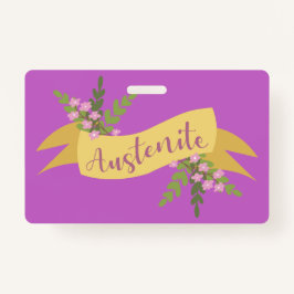 Tarjeta De Identificación Austenite I
