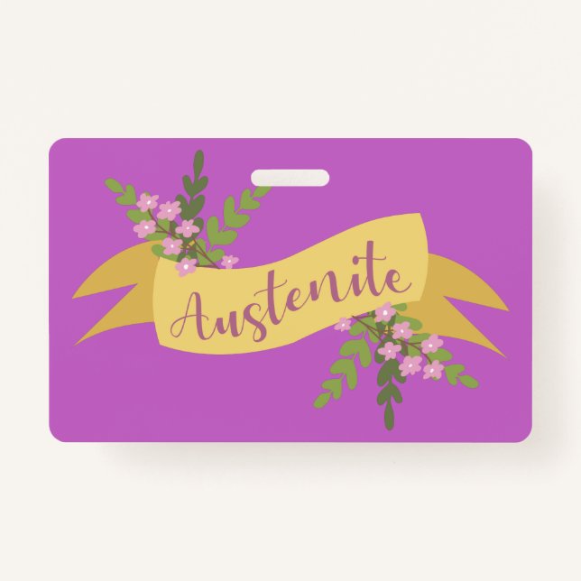 Tarjeta De Identificación Austenite I (Anverso)