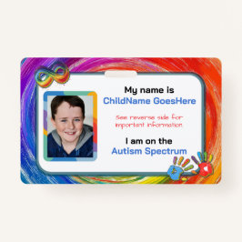 Tarjeta De Identificación Autism Assistance Identification Card