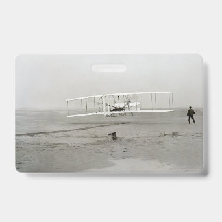 Tarjeta De Identificación Aviación De Vuelo En Primer Avión De Wright Brothe