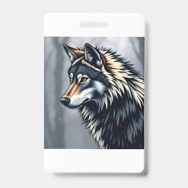 Tarjeta De Identificación Badge  (Parte frontal)