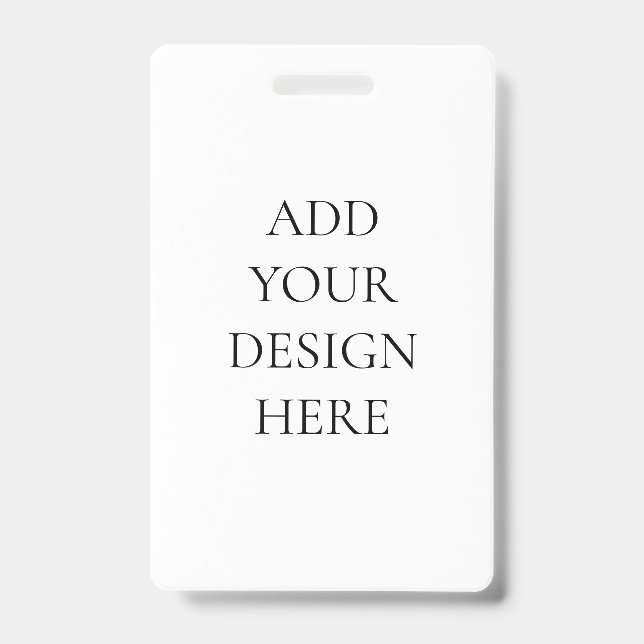 Tarjeta De Identificación Badge (Parte frontal)