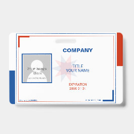 Tarjeta De Identificación Badge de consultor