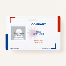 Tarjeta De Identificación Badge de consultor