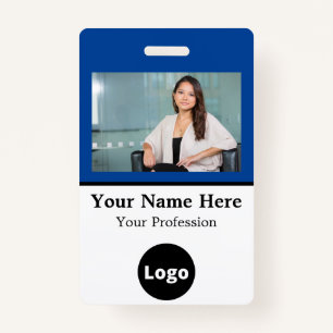 Tarjeta De Identificación Badge Lanyard Nametag Empleado Empresarial