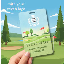 badge with logo golf theme