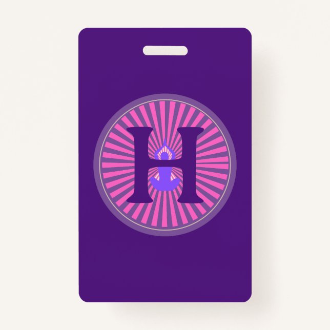 Tarjeta De Identificación Badge - Zen de yoga - Personalizado - Añadir Inici (Anverso)