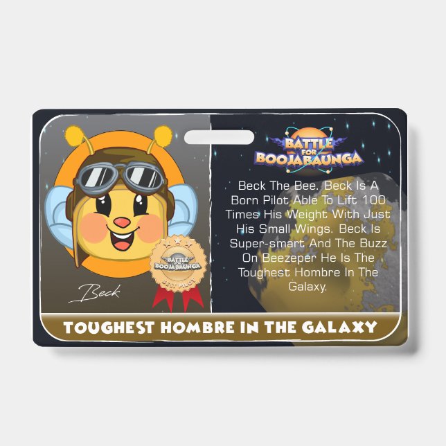 TARJETA DE IDENTIFICACIÓN BAF BECK (Anverso)