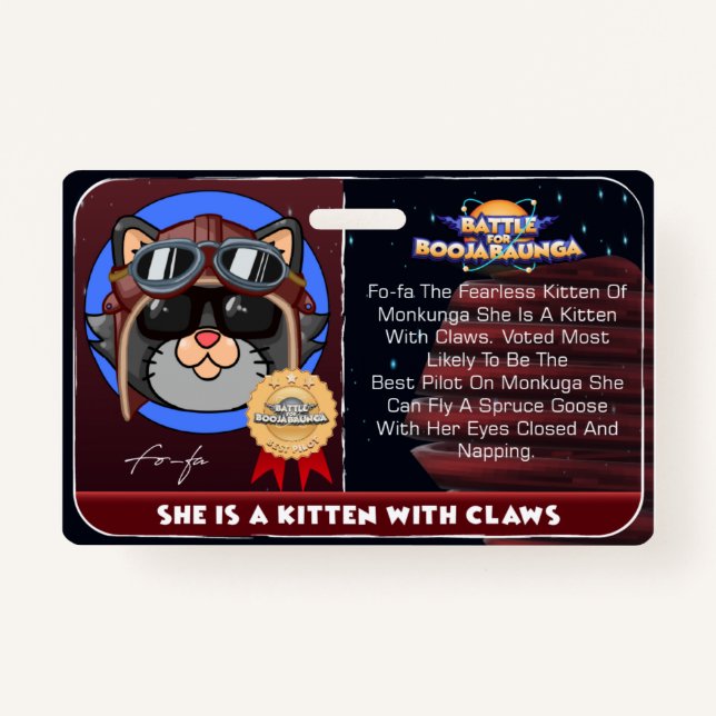 Tarjeta De Identificación BAF Fo-FA (Anverso)