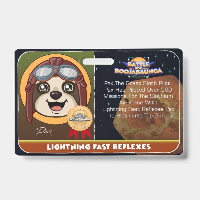 TARJETA DE IDENTIFICACIÓN BAF PAX (Parte frontal)