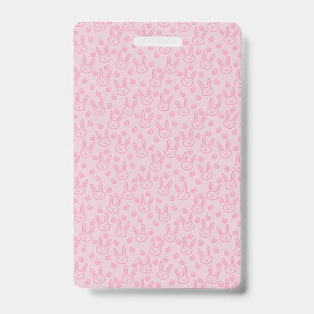 Tarjeta De Identificación Banda de Bunny (Front)