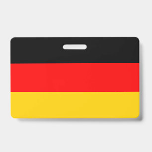 Tarjeta De Identificación Bandera de Alemania