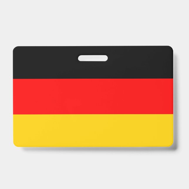 Tarjeta De Identificación Bandera de Alemania (Parte frontal)