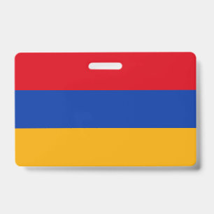 Tarjeta De Identificación Bandera de Armenia