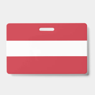 Tarjeta De Identificación bandera de Austria