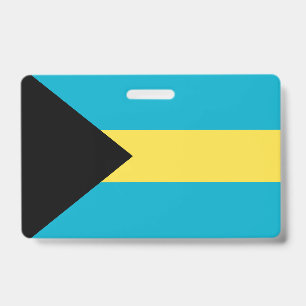 Tarjeta De Identificación bandera de Bahamas