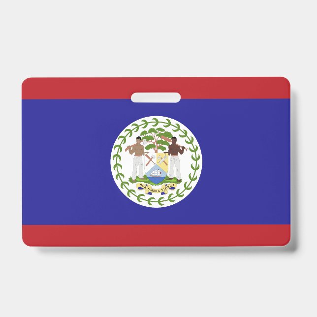 Tarjeta De Identificación bandera de Belice (Parte frontal)