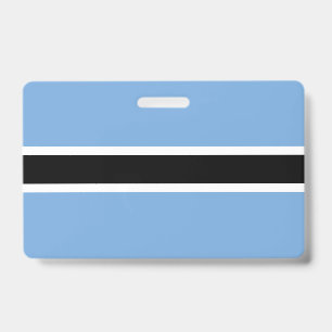 Tarjeta De Identificación Bandera de Botsuana