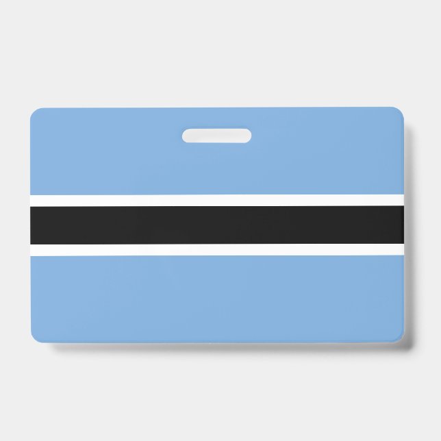 Tarjeta De Identificación Bandera de Botsuana (Parte frontal)