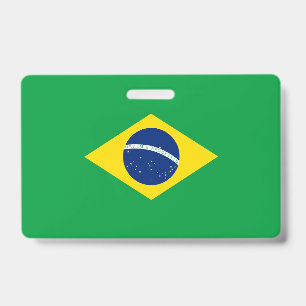 Tarjeta De Identificación Bandera de Brasil