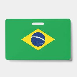 Tarjeta De Identificación Bandera de Brasil