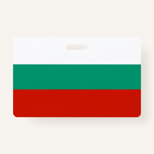 Tarjeta De Identificación Bandera de Bulgaria