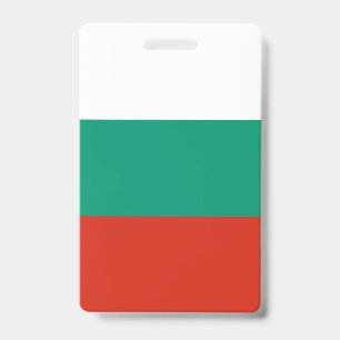 Tarjeta De Identificación Bandera de Bulgaria