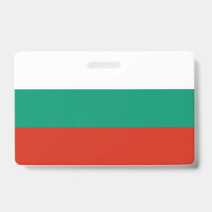 Tarjeta De Identificación Bandera de Bulgaria