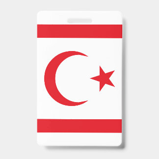 Tarjeta De Identificación Bandera de Chipre del Norte