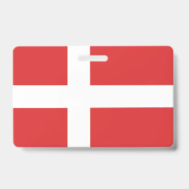 Tarjeta De Identificación bandera de Dinamarca