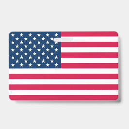 Tarjeta De Identificación Bandera de EE. UU.