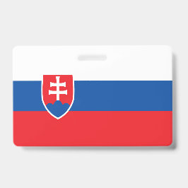 Tarjeta De Identificación Bandera de Eslovaquia