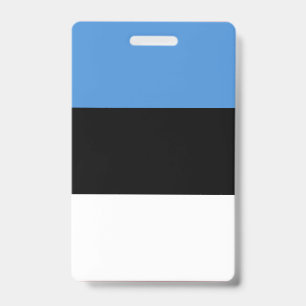 Tarjeta De Identificación Bandera de Estonia