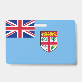 Tarjeta De Identificación bandera de Fiyi