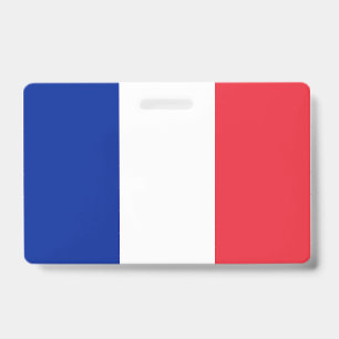 Tarjeta De Identificación Bandera de Francia