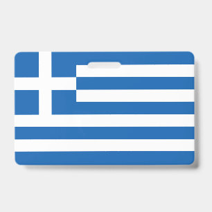 Tarjeta De Identificación bandera de Grecia