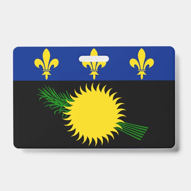Tarjeta De Identificación Bandera de Guadalupe (Parte frontal)