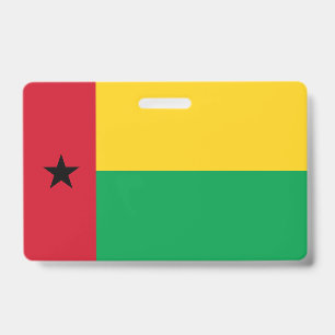 Tarjeta De Identificación bandera de Guinea-Bissau