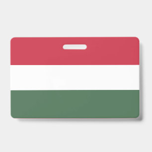 Tarjeta De Identificación bandera de Hungría