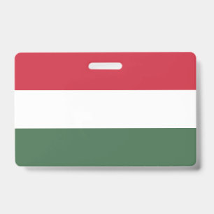 Tarjeta De Identificación Bandera de Hungría