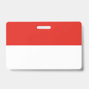 Tarjeta De Identificación Bandera de Indonesia