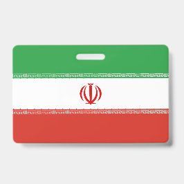 Tarjeta De Identificación Bandera de Irán