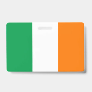 Tarjeta De Identificación Bandera de Irlanda